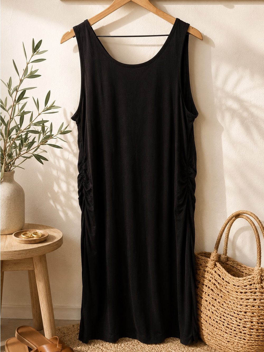 NWT Time and Tru Maternity Easy Tank Dress – Large